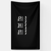 Guitarist Dad Guitar Tab Musical Birthday 横断幕 (縦)