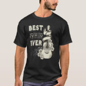 Guitarist Father Best Dad Ever D A D Chord Guitar  Tシャツ (正面)