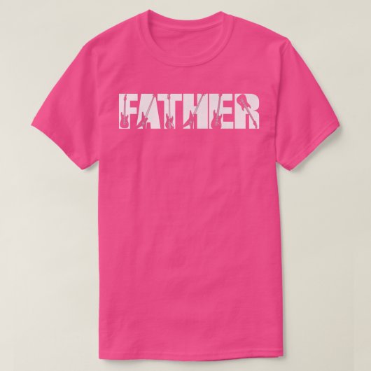 Guitarist Father Funny Music Guitar Lover Fathers Tシャツ (デザイン正面)