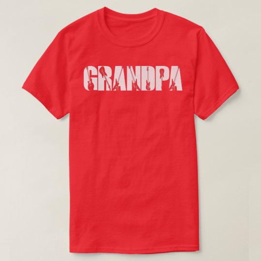 Guitarist Grandpa Funny Music Guitar Lover Fathers Tシャツ (デザイン正面)