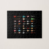 Guitarist Guitar Musical Instrument Rock and Roll ジグソーパズル (横)