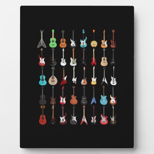 Guitarist Guitar Musical Instrument Rock and Roll フォトプラーク (正面)
