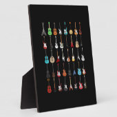 Guitarist Guitar Musical Instrument Rock and Roll フォトプラーク (側面)