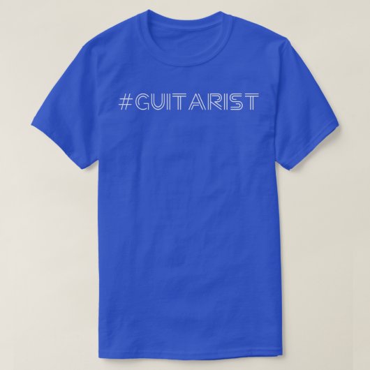 guitarist guitar player576 tシャツ (デザイン正面)