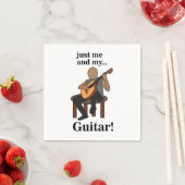 Guitarist Guitar Player Musical Party スタンダードカクテルナプキン (インサイチュ)