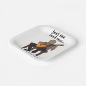 Guitarist Guitar Player Musical Party ペーパープレート (傾斜あり)