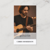 Guitarist QR Code Photo 名刺 (正面)