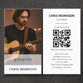 Guitarist QR Code Photo 名刺