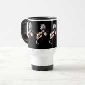 Guitarist Tiger – Refined Ceramic Mug トラベルマグ (正面左)