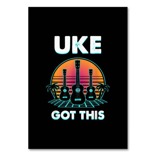 Guitarist Uke Got This Birthday テーブルナンバー (正面)