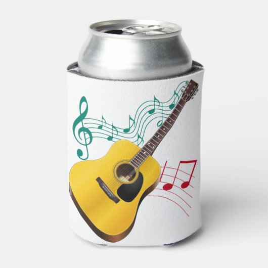 guitarras con notas musicales 缶クーラー (缶正面)