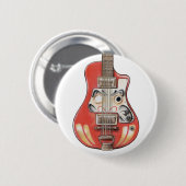 "Guitaruma"の元のエリカ区Pin 缶バッジ (正面&裏面)