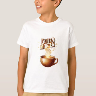 Guiten Morgen Kaffee Tシャツ