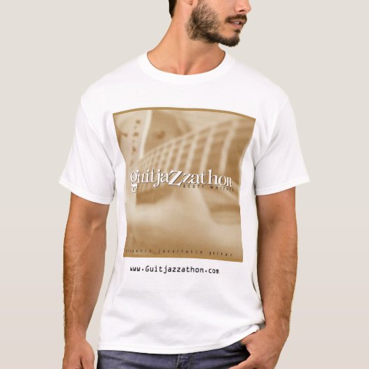 GuitjazzathonのCD Tシャツ (正面)