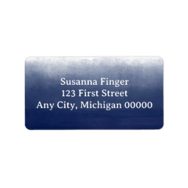 Gulf Blue Watercolor ラベル