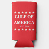 Gulf of America Slim Coozie! Seltzer Can Cooler スリム缶クーラー (裏面)