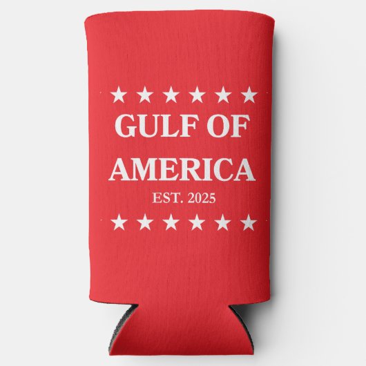 Gulf of America Slim Coozie! Seltzer Can Cooler スリム缶クーラー (正面)