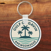 Gulf of Gavin 2028 Newsom Keychain キーホルダー (裏面)