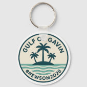 Gulf of Gavin 2028 Newsom Keychain キーホルダー (裏面)
