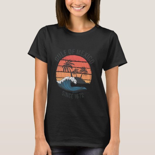 Gulf of Mexico funny slogan beach summer Tシャツ (正面)