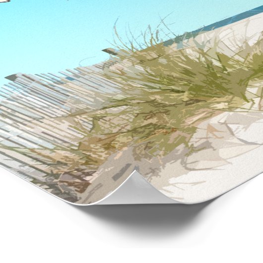 Gulf Shores Alabama Beach ポスター (角)