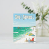 Gulf Shores Beach ポストカード (スタンド正面)
