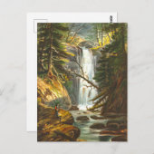 Gulf Waterfall, Vermont, Vintage Postcard ポストカード (正面/裏面)