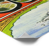 Gulfportミシシッピ州からの挨拶 ポスター (角)