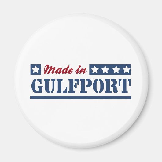 Gulfport製 マグネット (正面)