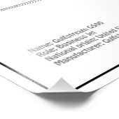 Gulfstream G500 – 飛行機の設計図プランBD フォトプリント (角)