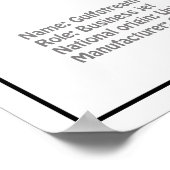 Gulfstream G500 – 飛行機の設計図プランBD ポスター (角)