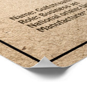 Gulfstream G500 – 飛行機の設計図プランSD ポスター (角)