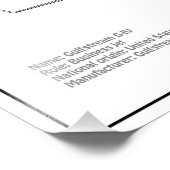 Gulfstream G-IV – 飛行機設計図プランBD フォトプリント (角)