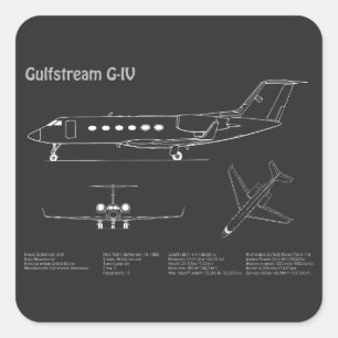 Gulfstream G-IV – 飛行機設計図PD スクエアシール