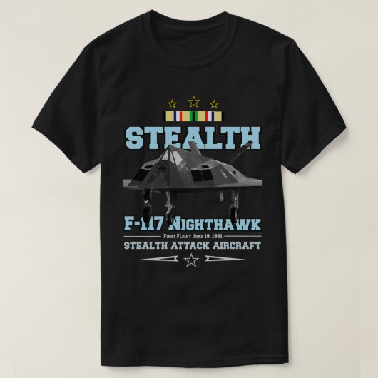 GulfVeterans F117ナイトウォーク Tシャツ (デザイン正面)