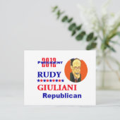 GULIANI 2012はがき ポストカード (スタンド正面)