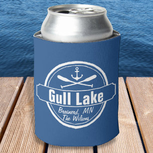 gull湖のミネソタのいかり、かい町および名前 缶クーラー