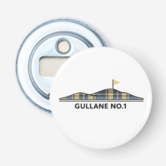 Gullane Golf Scottish Golfing Gift Tartan  栓抜き (正面)