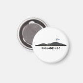 Gullane Scotland Golf Ball  マグネット (正面/裏面)