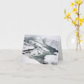 Gullfoss カード (黄色い花)