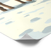 Gullfoss Waterfall Iceland Travel Poster ポスター (角)