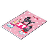 Gulliverの天使のサーカスのプードルのノート ノートブック (左側)