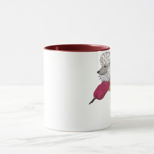 Gulliverの天使のプードルのマグ マグカップ (中央)