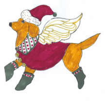 Gulliverの天使のラブラドールのクリスマスのオーナメント