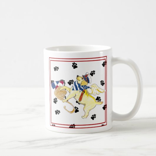 Gulliverの天使の船員の実験室のマグ マグカップ (右)