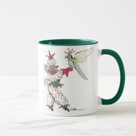 Gulliverの天使Sinatraおよび《鳥》ハヤブサのマグ マグカップ (右)