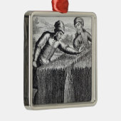 Gulliverは農家によって発見されます メタルオーナメント (右)