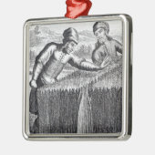 Gulliverは農家によって発見されます メタルオーナメント (左)