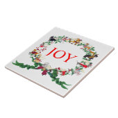 Gulliversの天使の陶磁器の休日のタイルTrivet タイル (側面)