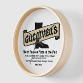 Gullivers Pizza & Restaurant,シカゴ,イリノイ 壁時計 (傾斜)